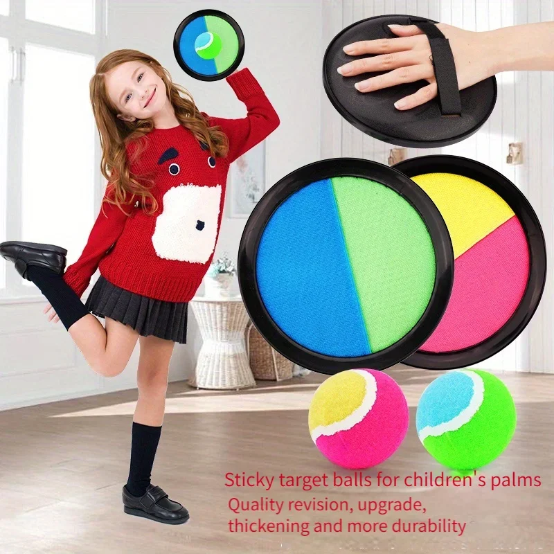 Catch Ball Velcro - 1 Set Kinderen Zuignap Kleverige Bal