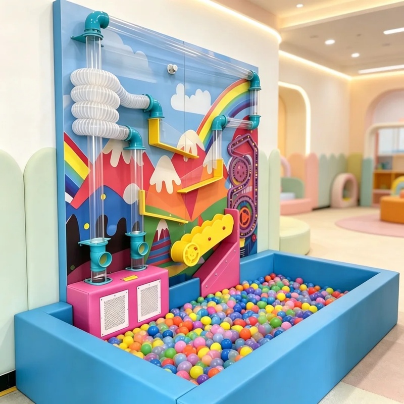 Party Games No Equipment - Aangepaste kleur-blocking immersieve sensorische muurspel kinderactiviteitenpaneel,