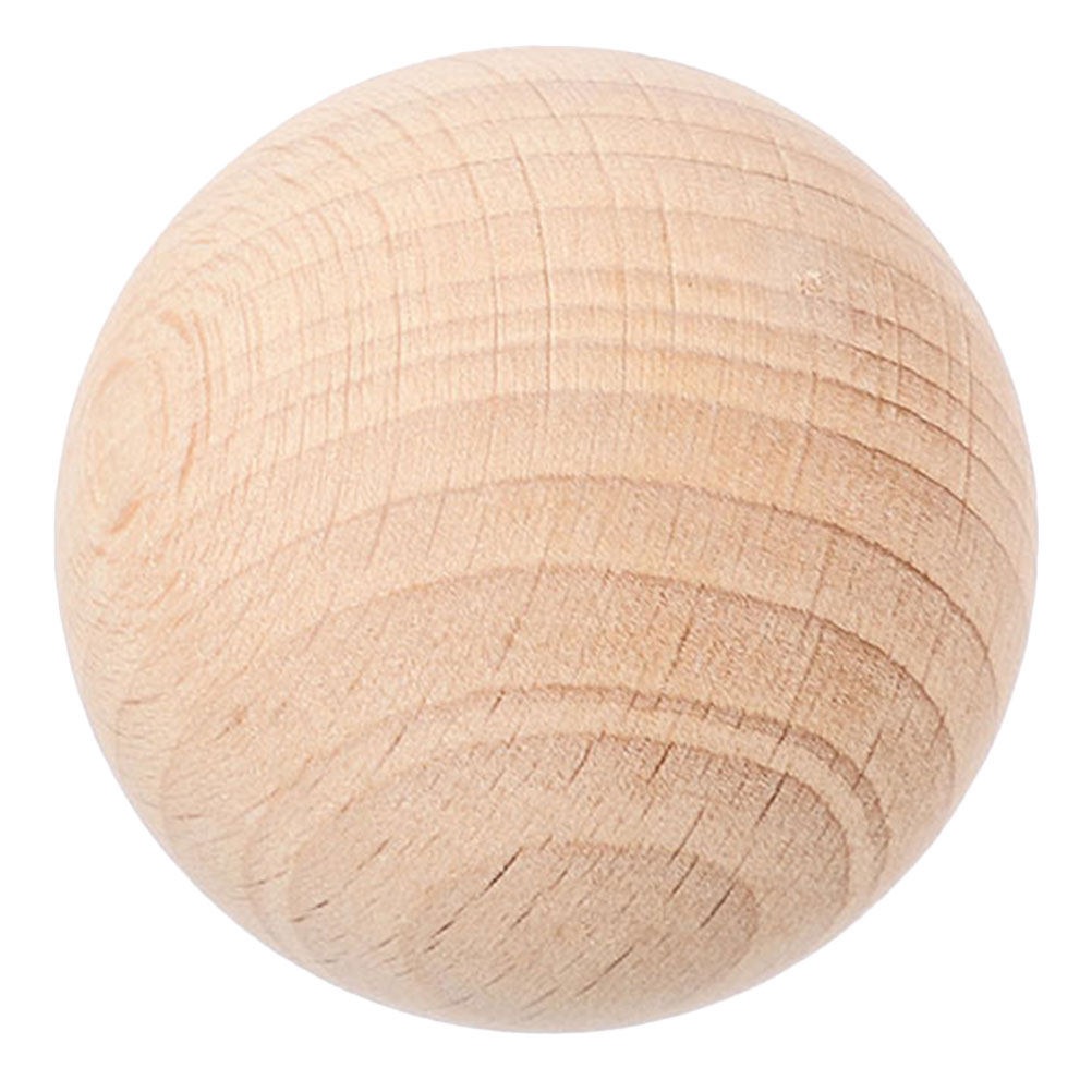 Croquet Set Lawn - Natuurlijke hardhouten croquetballen, 7,5 cm, ronde