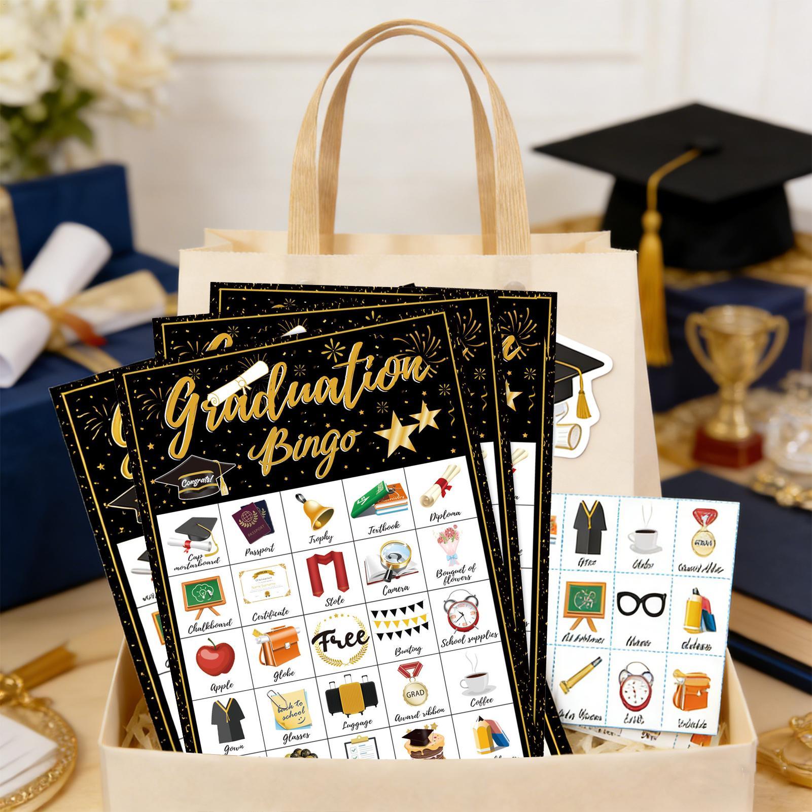 Party Games College - Afstudeer Bingo Spelkaarten 24-speler Grad Party
