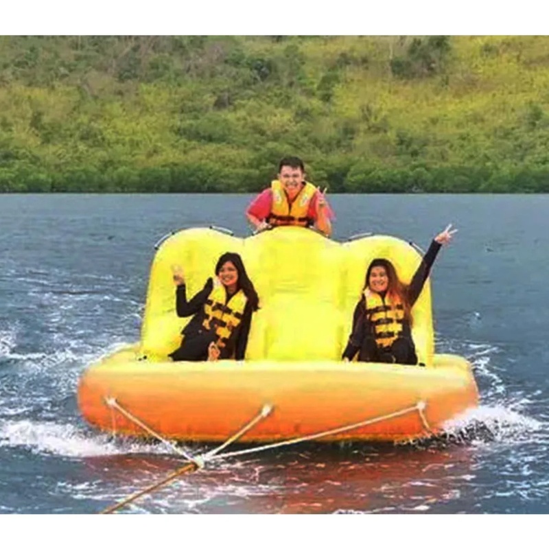 Party Games No Equipment - Fabrieksgroothandelsprijs voor opblaasbare bandwagonboot, waterspeelgoed, opblaasbaar