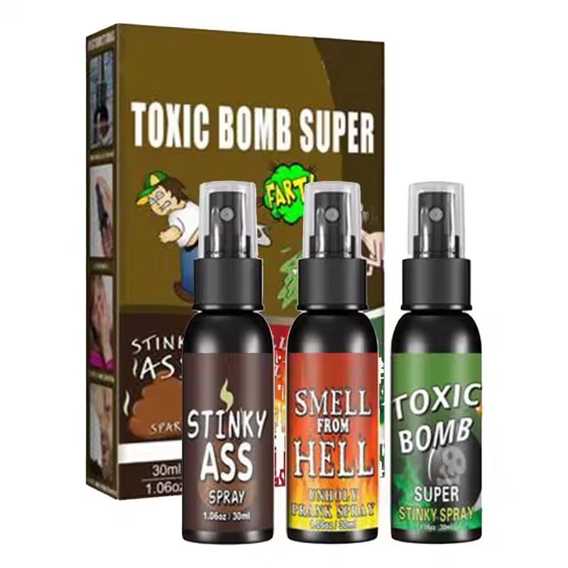 Party Games Bomb - 3 stuks/set 30ml vloeibare scheet-spray, niet-toxisch,