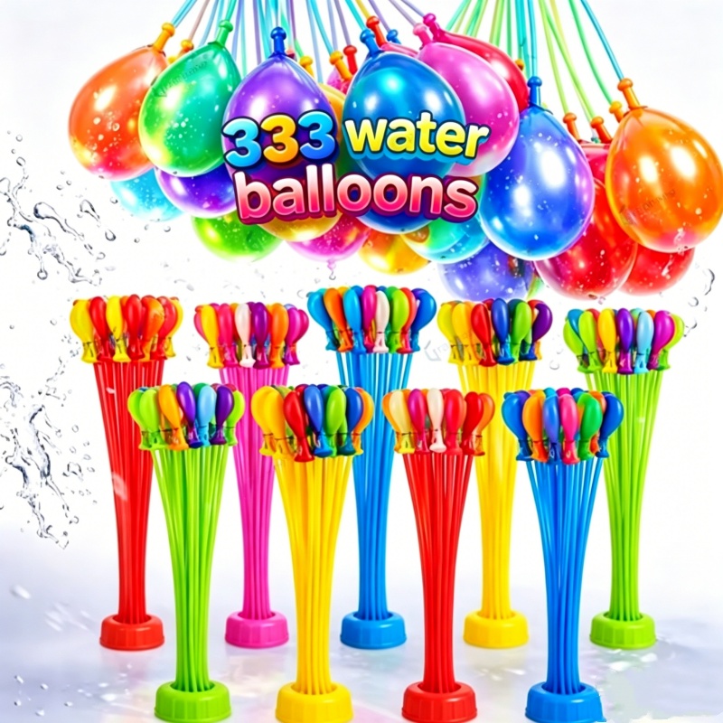 Party Games Bomb - 111 stuks zomerwaterbommetjes: snelvullende waterballonnen voor