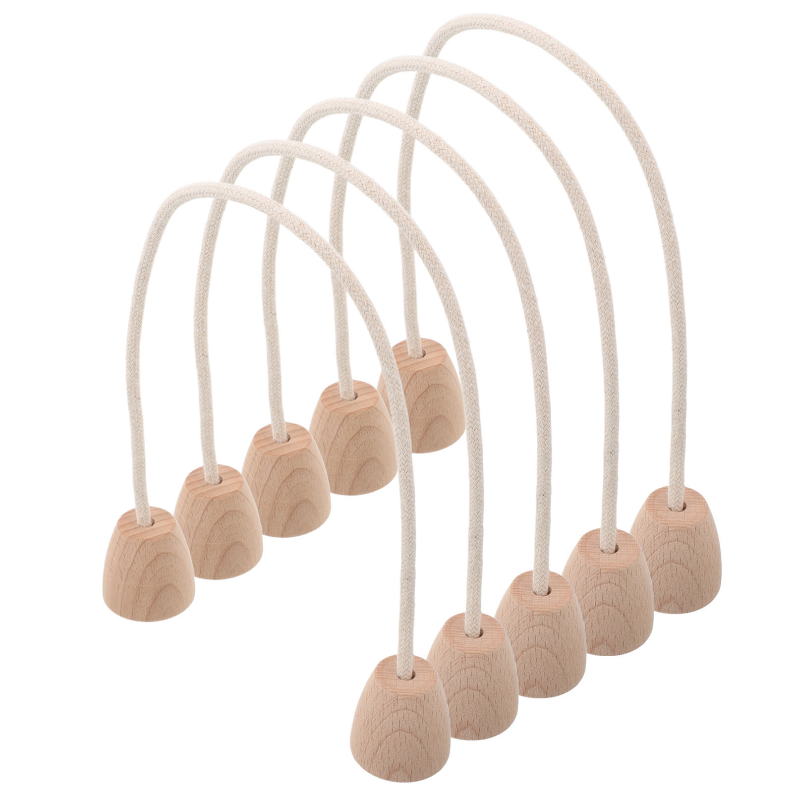 Croquet Set Lawn - 5 stuks deurkroketwickets houten touw vervanging
