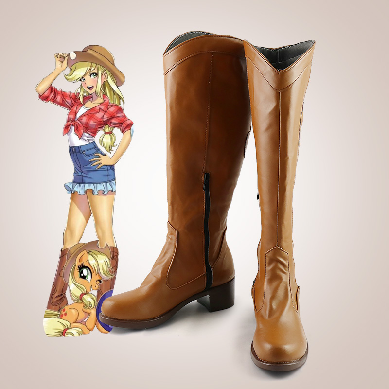 Party Games Jack - Applejack Little Anime Pony Cosplay Schoenen