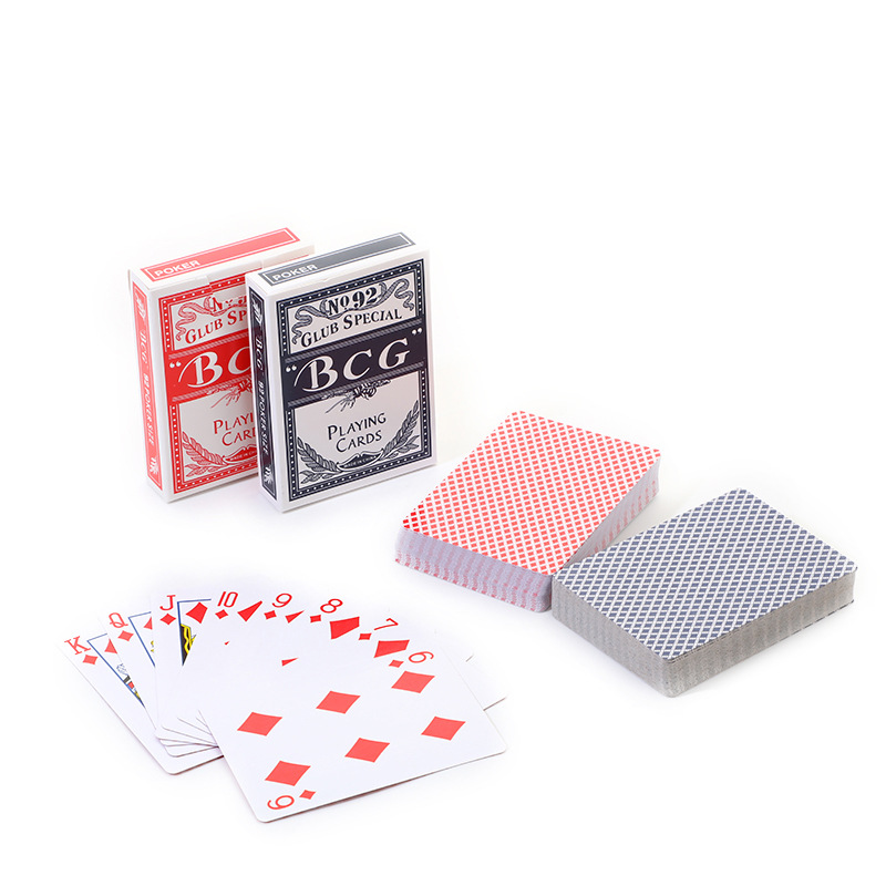 Book Party Games - Papieren pokerkaarten, speelkaarten van 6,3 cm,