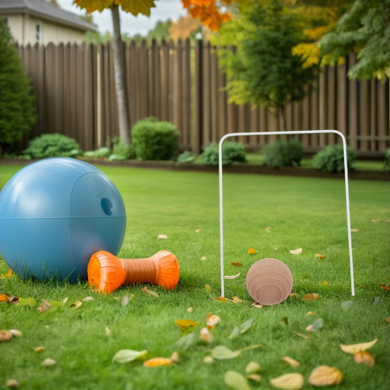Croquet Set Lawn - 1Set Kinderen Croquet Spelset Buitensport op