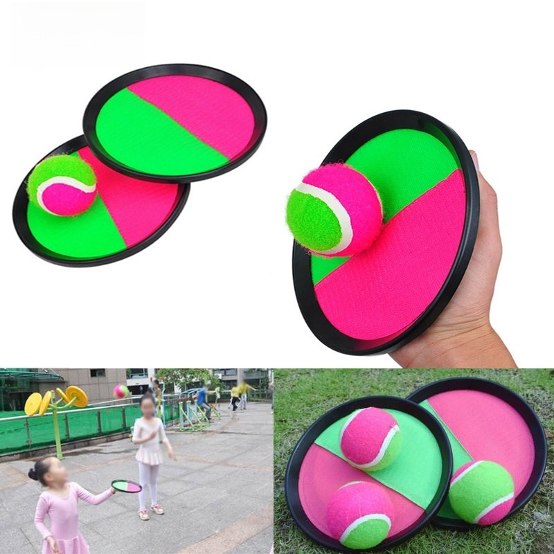 Catch Ball Velcro - 1Set Kinderen Kleverige Bal Speelgoedset Buitensporten