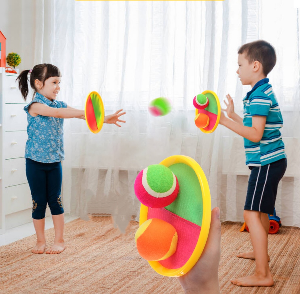 Catch Ball Velcro - Strand Achtertuin Zelfklevende Doelbal Set -