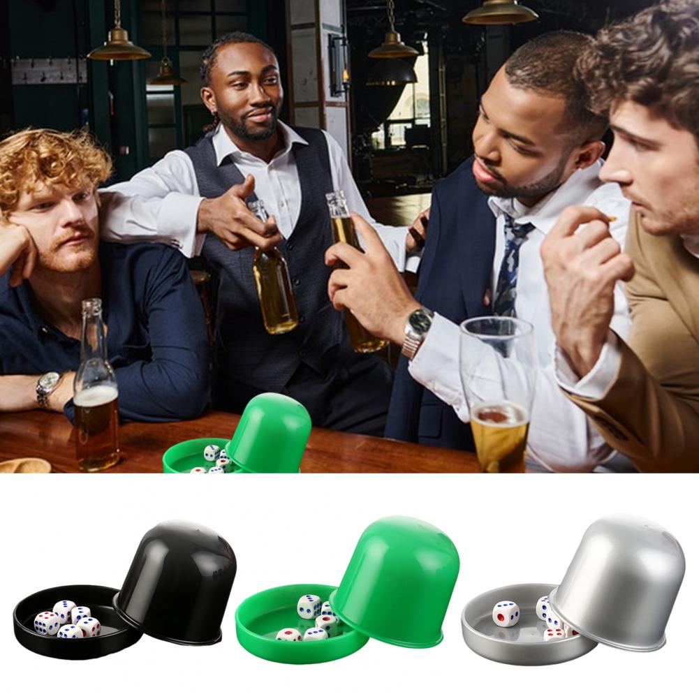 Party Games No Equipment - 1 Set Dobbelstenen Beker Met Basis