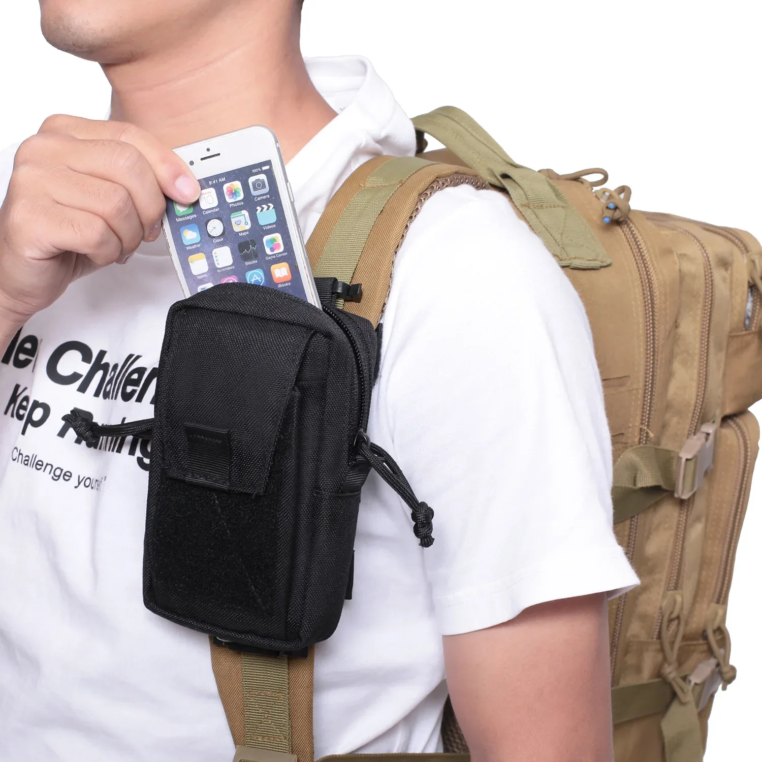 Molle Rugzakriem Telefoonhoude - Sack Race Bag recensie en prijs