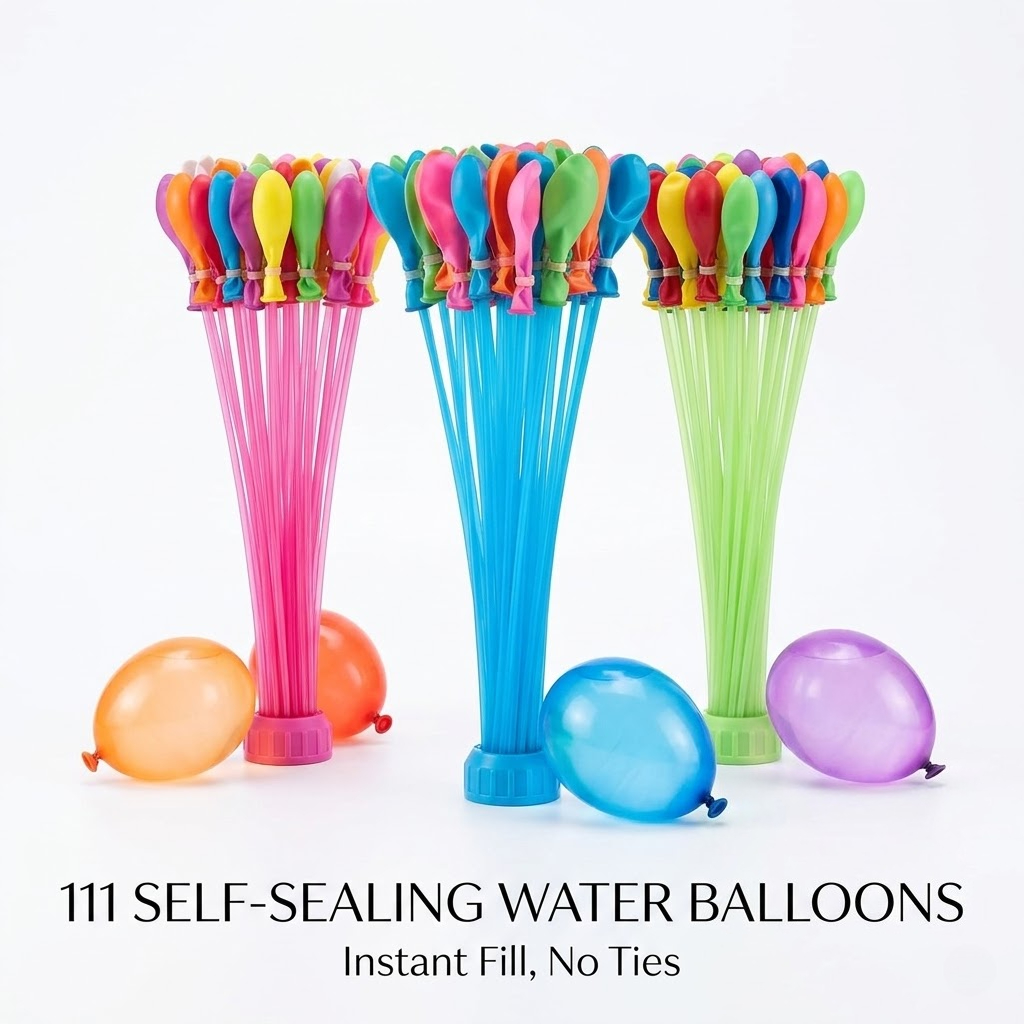 111 stuks snelvullende waterba - Party Games Bomb recensie en prijs