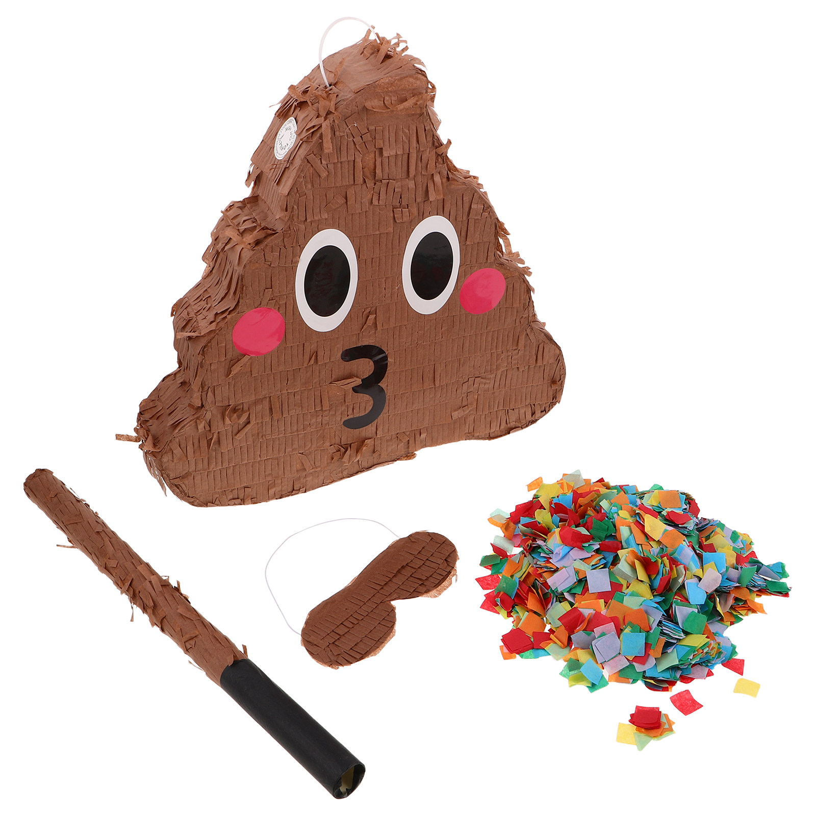 1 set grappige poep-pinyata vo - Party Games Easy Kids recensie en prijs