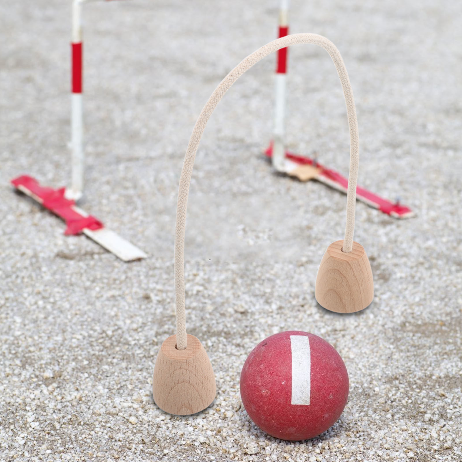 5 stuks deurkroketwickets hout - Croquet Set Lawn recensie en prijs