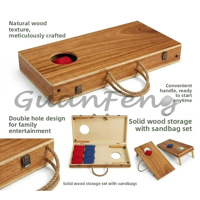 Houten opvouwbare cornhole set - Cornhole Board Set recensie en prijs
