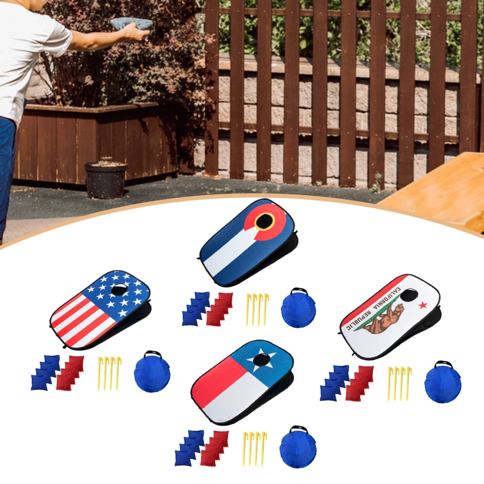 Draagbare Cornhole-set met bon - Cornhole Board Set recensie en prijs