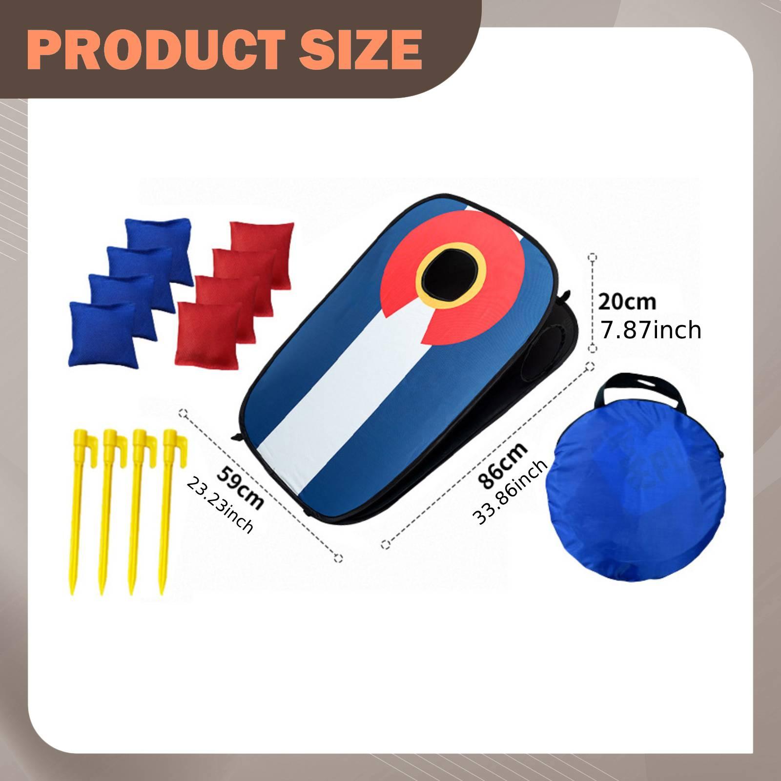 Draagbare Cornhole-set met bon - Cornhole Board Set recensie en prijs