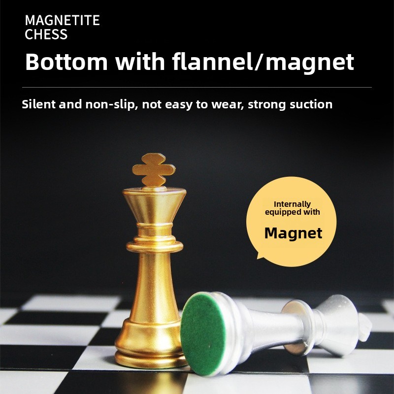 Magnetisch Goud Zilver Schaaks - Book Party Games recensie en prijs