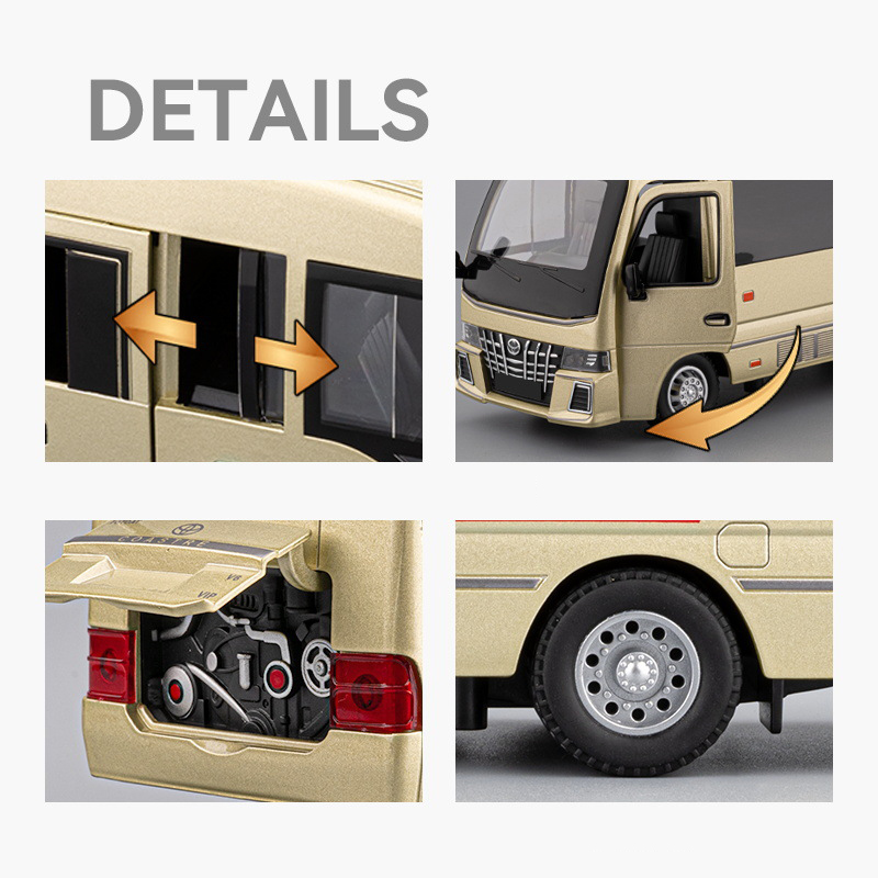 1:33 Toyota Coaster BUS Legeri - Party Games Bus recensie en prijs